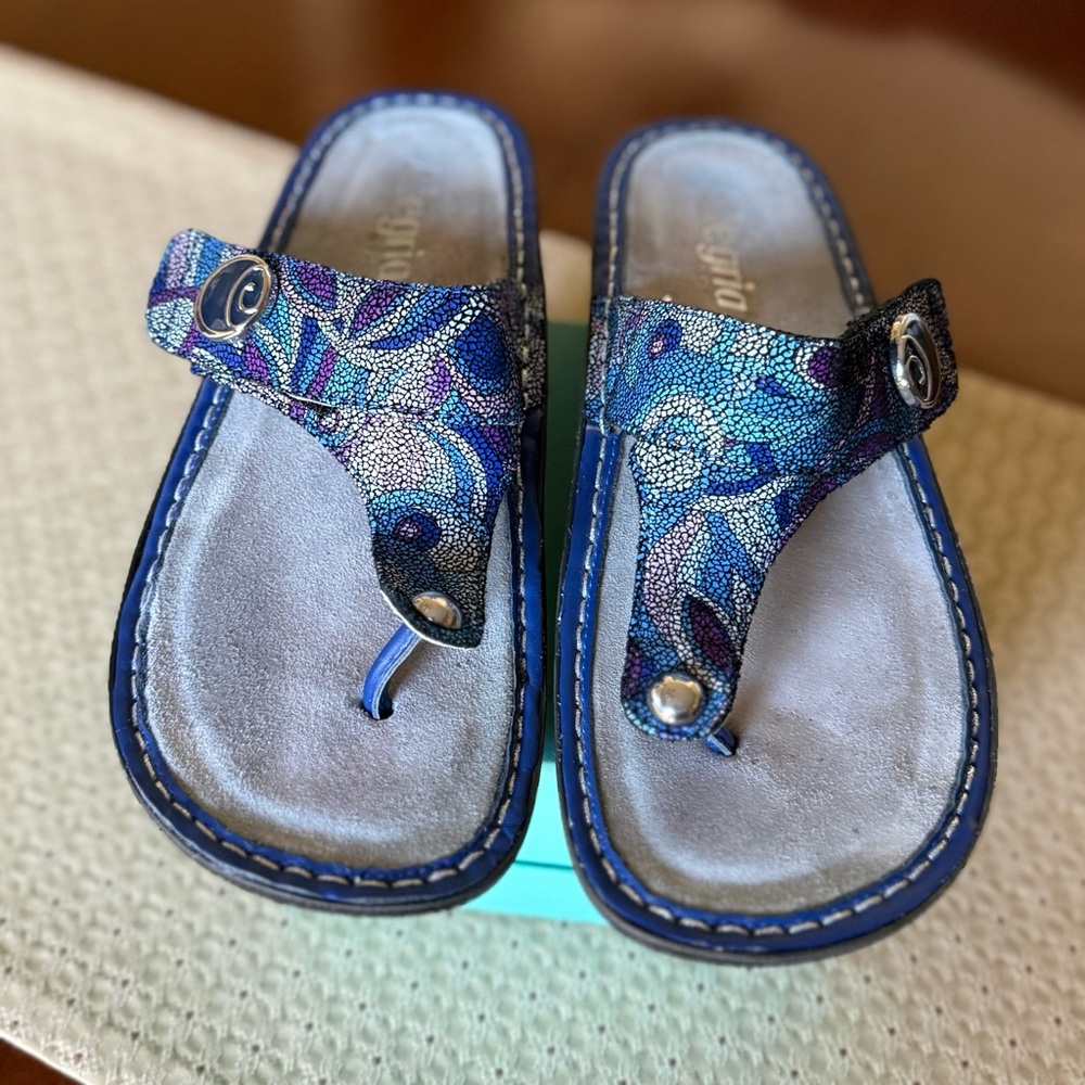 Algeria Carina Purple Swell Sandal Sz 8 - 8.5 - Picture 3 of 10